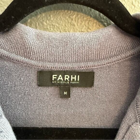 Farhi by Nicole Farhi Men's 1/4 Zip Short Sleeve Polo Size M - Picture 5 of 6